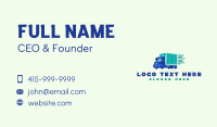 Truck Cargo Delivery Business Card Image Preview