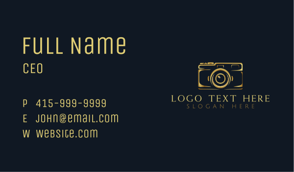 Media Photography Camera Business Card Design Image Preview