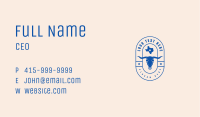 Texas Cow Skull Business Card Image Preview