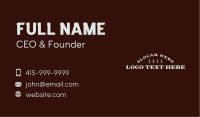 Generic Hipster Business Business Card Image Preview