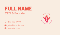 Cattle Flame Restaurant Business Card Image Preview