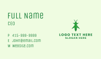 Nature Leaf Grasshopper  Business Card Image Preview