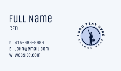 Company Work Employee Business Card Image Preview