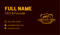 Car Garage Detailing Business Card Design