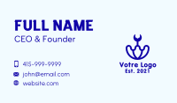 Repair Wrench Umbrella  Business Card Image Preview