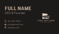 Pavement Flooring Tile  Business Card Design