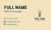 Light Bulb Idea Pencil Business Card Image Preview