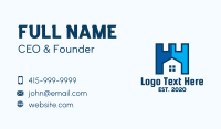 Blue Turret Home Property Business Card Design