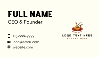 Tempura Shrimp Restaurant Business Card Preview