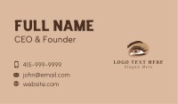 Eyelash Perm Cosmetics Business Card Image Preview