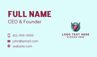 Tech Gaming Robot Business Card Design