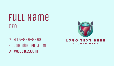 Tech Gaming Robot Business Card Image Preview