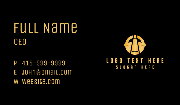 Gold Business Badge  Business Card Design Image Preview