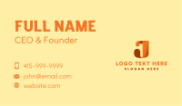 Classic Company Letter J Business Card Design