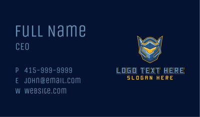 Cyber Robot Gaming Business Card Image Preview
