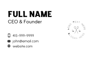 Hairdresser Craft Wordmark  Business Card Design