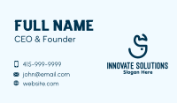 Blue Fish Bowl Business Card Image Preview