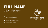Coffee Bean Head Business Card Image Preview