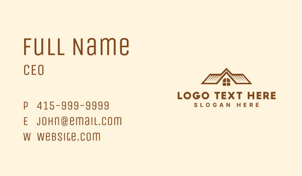 House Roofing Maintenance Business Card Design Image Preview