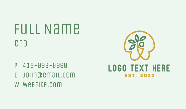 Human Tree Counselor  Business Card Design Image Preview