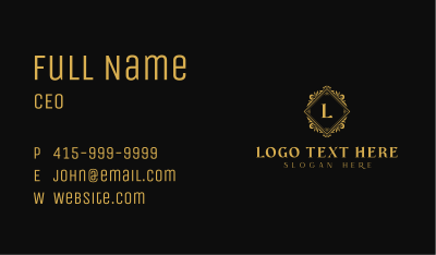 Regal Luxury Shield Business Card Image Preview