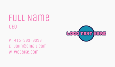 Retro Game Tech Business Card Image Preview