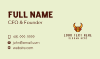 Multicolor Bull Mosaic Business Card Image Preview