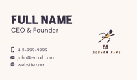 Sport Runner Athlete Business Card Image Preview