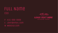 Fast Car Garage Business Card Image Preview
