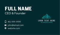 Roof Construction Repair Business Card Design