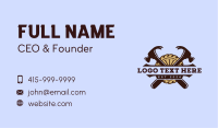 Hammer Saw Hardware Tools Business Card Image Preview