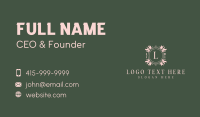 Fine Dining Restaurant Business Card Design