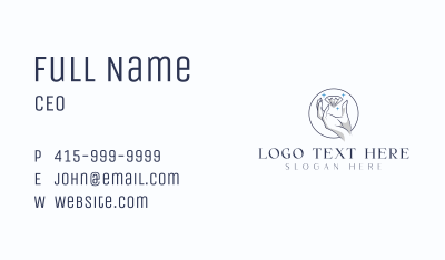 Luxury Diamond Jeweller Business Card Image Preview