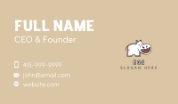 Hippopotamus Toast Bread Mascot Business Card Image Preview