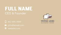 Hippopotamus Toast Bread Mascot Business Card Image Preview