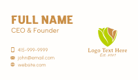 Garden Shovel Crest  Business Card Design