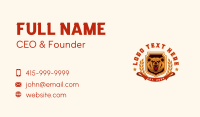 Wildlife Grizzly Bear Business Card Design