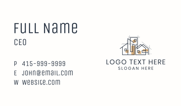 House Building Structure Business Card Design Image Preview