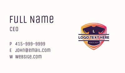 Tee Clothing Fashion Business Card Image Preview