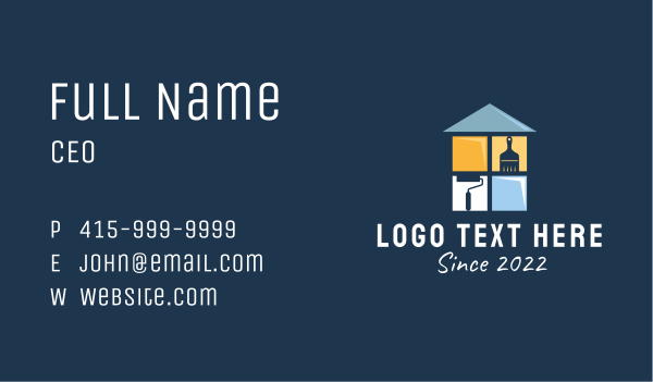 Home Renovation Service Business Card Design Image Preview