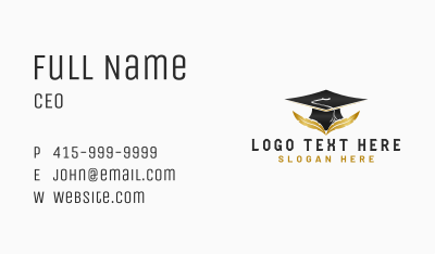 Graduate Education Learning Business Card Image Preview