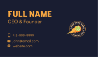 Flame Tennis Ball Sports Business Card Image Preview