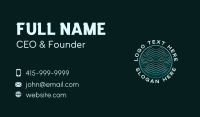 Ocean Water Wave Business Card Preview