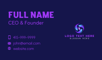 Cyber Ai Tech Business Card Design