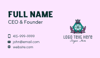 Jewelry Diamond Accessories Business Card Preview