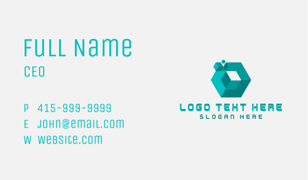 Tech Ai Cube Programmer Business Card Design Image Preview