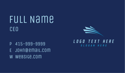 Express Freight Courier Business Card Image Preview