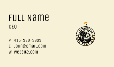 Welder Ironworks Fabrication Business Card Image Preview