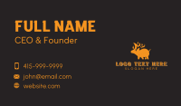 Pork Fire Flame Business Card Design