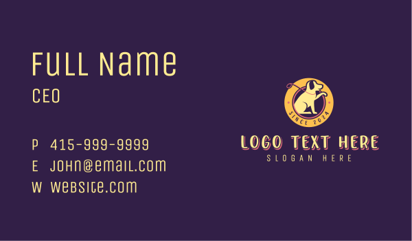 Dog Animal Shelter Business Card Design Image Preview